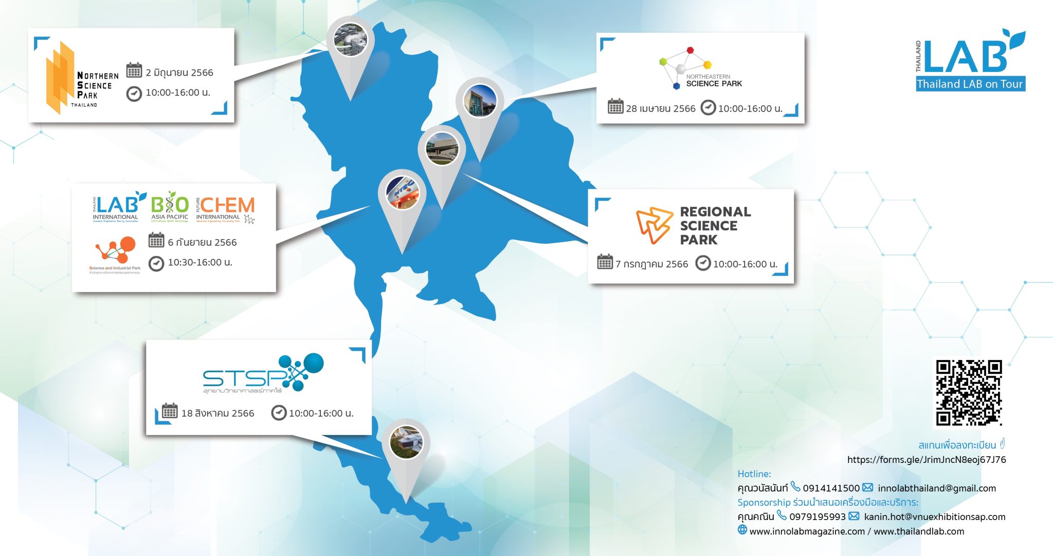 Thailand LAB On Tour 2023 เจาะลึกอุทยานวิทยาศาสตร์ทั้ง 4 ภาคของไทย